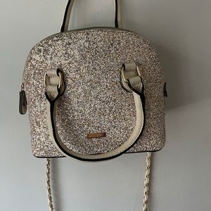 ALDO GLITTER CORMAK SATCHEL